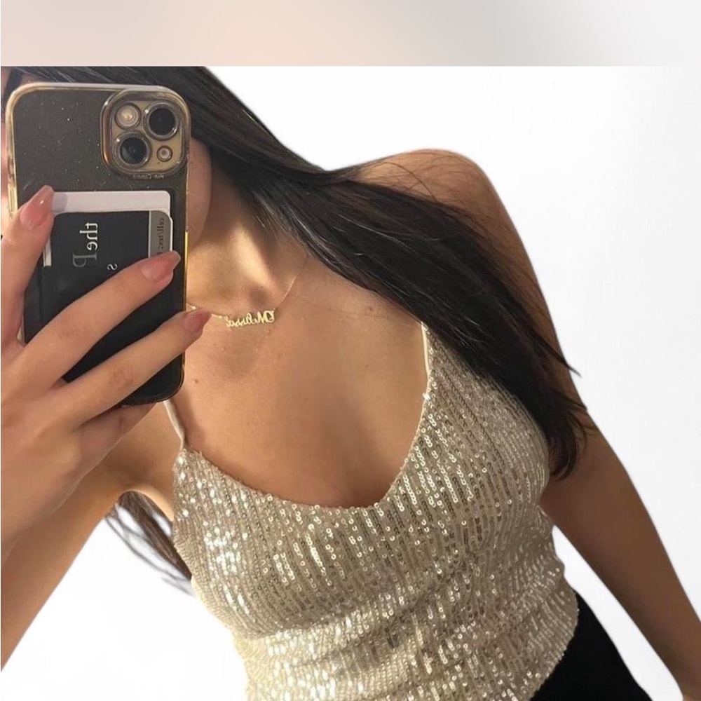 Sequin Gold/Silver Women's Top